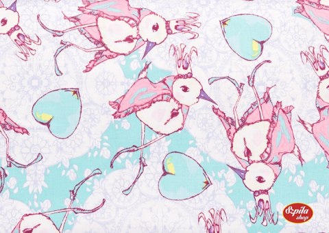 Feather Flock Birds Aqua