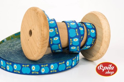 Tasiemka Simply Apples Blue Hamburger Liebe