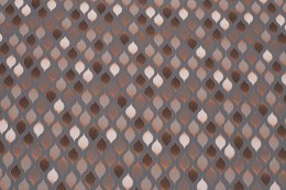 Miedziane liście na szarym
