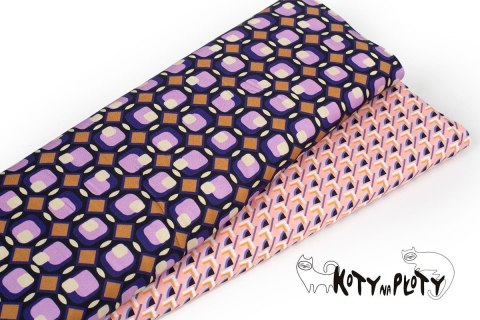 Satyna wiskozowa B*TRENDY retro pink