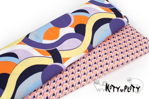 Satyna wiskozowa B*TRENDY retro pink