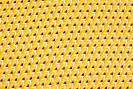 Satyna wiskozowa B*TRENDY retro yellow