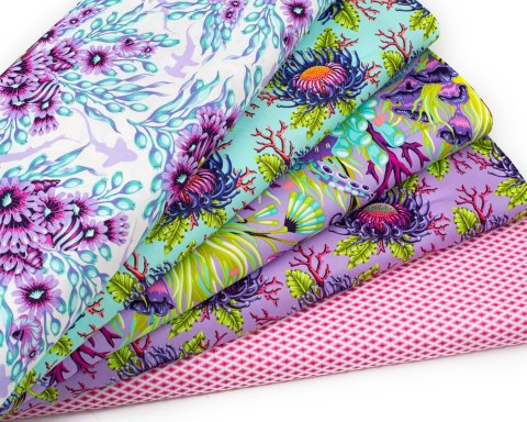 Tula Pink Lil Shelly Ultraviolet